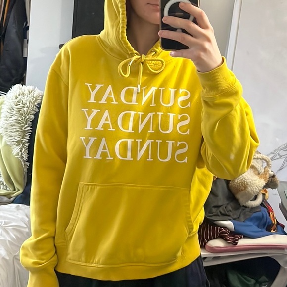 Mustard yellow 💛 Sunday hoodie - Picture 5 of 9